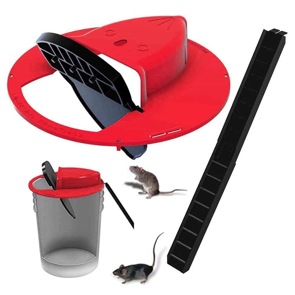 The Smart Flip and Slide Bucket Lid Mouse Rat Trap-xinru