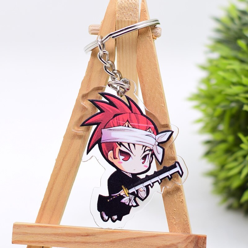 Ichigo Kurosaki Double Sided Anime Keyring Bleach-xinru