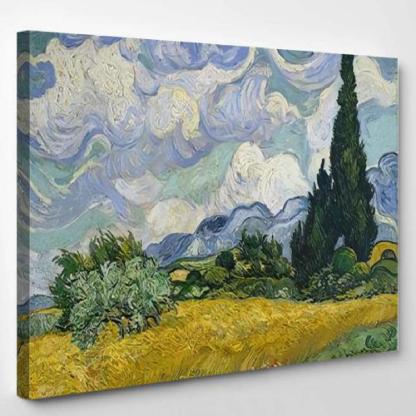 Wheat Field Cypresses by Vincent Van-xinru shop
