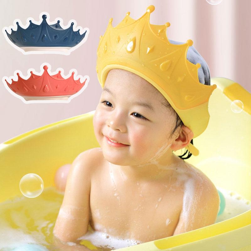 Adjustable Baby Shower Cap Crown Shape-xinru