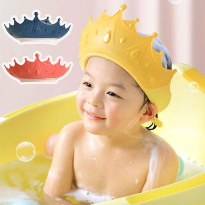 Adjustable Baby Shower Cap Crown Shape-xinru
