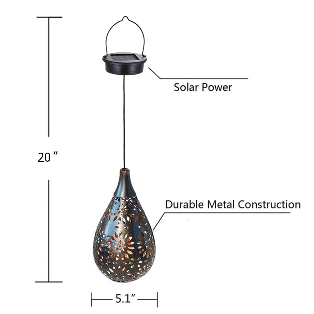 Solar Daisy Water Drops Garden Light-xinru shop