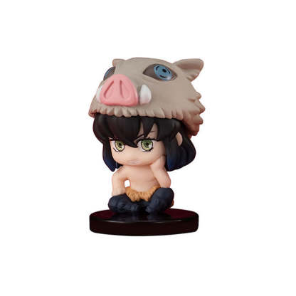 5 Style/Set Q Version Demon Slayer Sitting Ghost Doll Tanjiro Figure-xinru