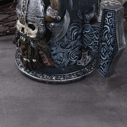 Danegeld Tankard Mug With Stainless Steel Insert Resin Skull Viking Coffee Beer-xinru