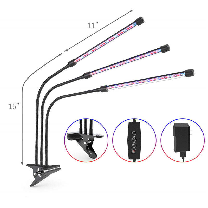 Auto ON And Off Timer LED Plant Grow Light For Indoor Plant-xinru
