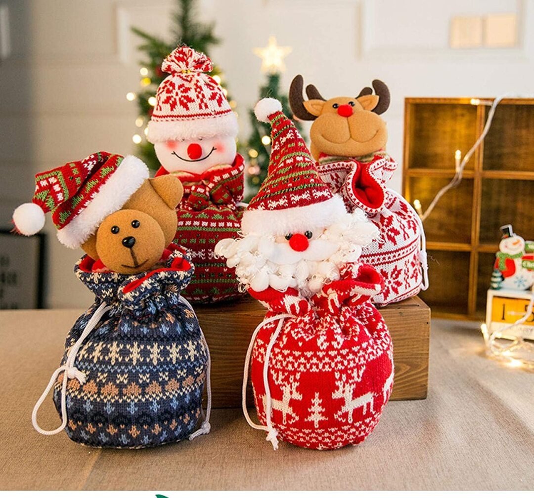 Lovely Doll Christmas Gift Bags-xinru shop