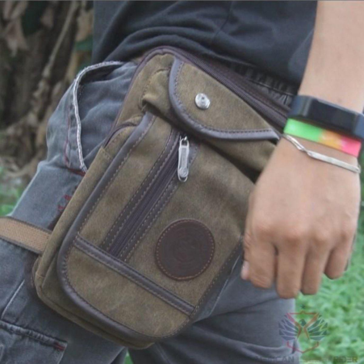 Military Travel Motorcycle Men's Rider Off-Road Thigh Waist Bag-xinru