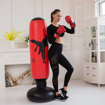 Fitness Inflatable Vertical Boxing Column Thickened 1.6 Meters High-xinru shop