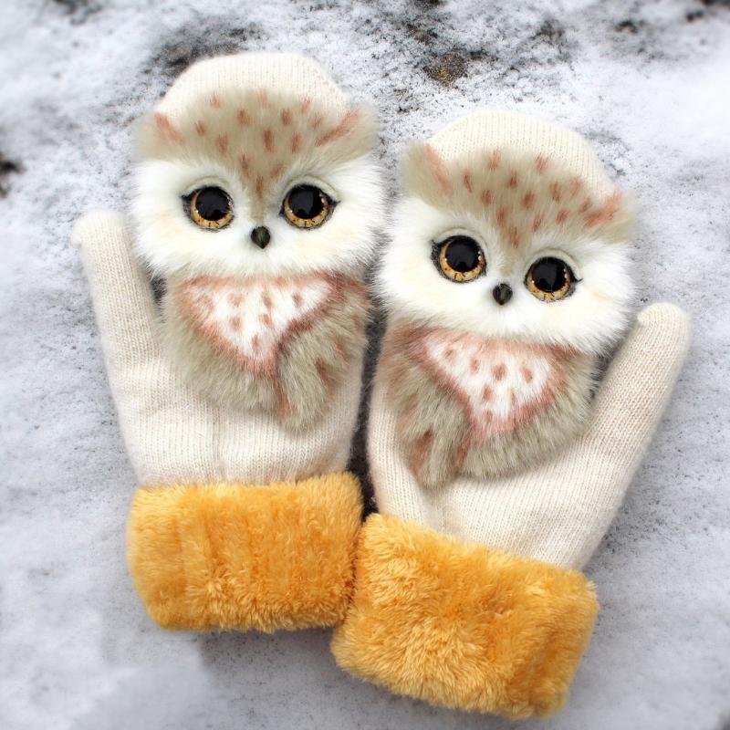 Cute Winter Animal Gloves-xinru shop