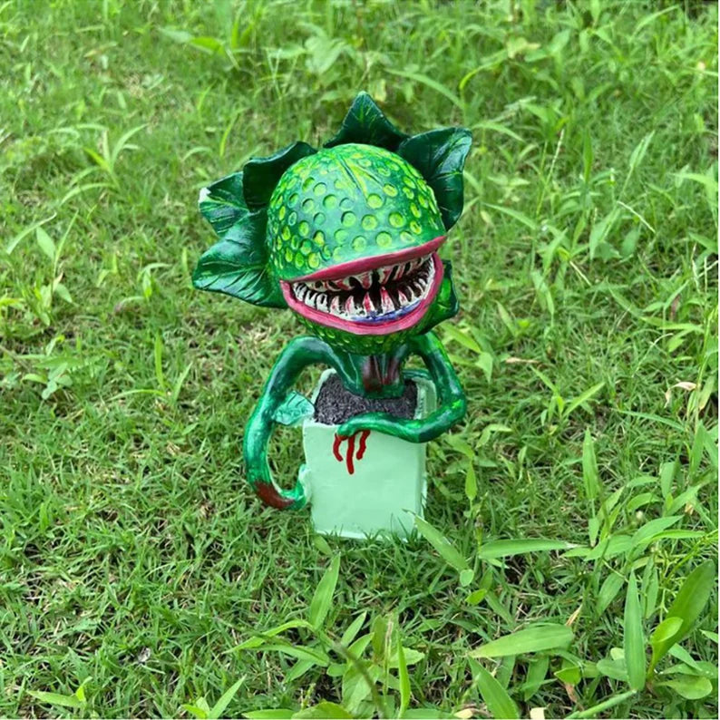 Piranha Plant Statues Flower Decoration Movie Prop Yard Art Garden Home Gift-xinru