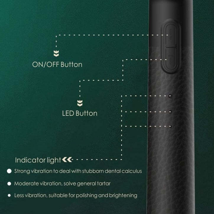 Adjustable Electric Ultrasonic Teeth Whitening Scaler Calculus Remover-xinru