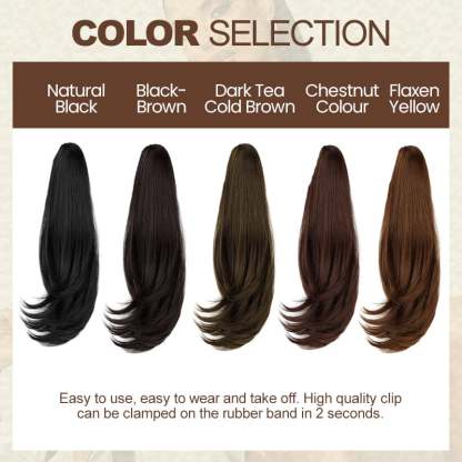 Naturally High Ponytail Hair Clip-xinru