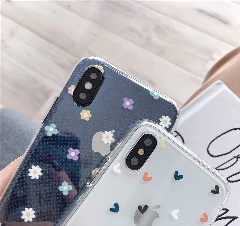 Floral Love Transparent Case-xinru