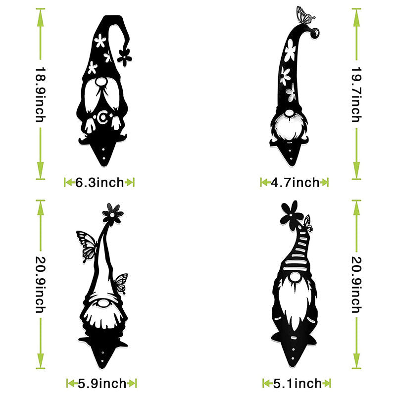 Acrylic Gnome Decoration Cute Standing Silhouette-xinru