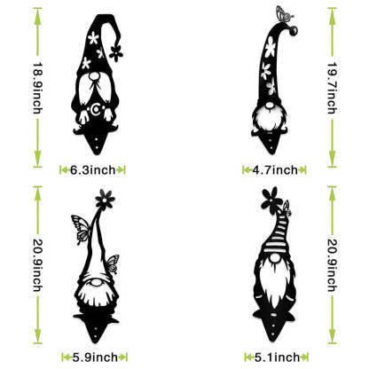 Acrylic Gnome Decoration Cute Standing Silhouette-xinru