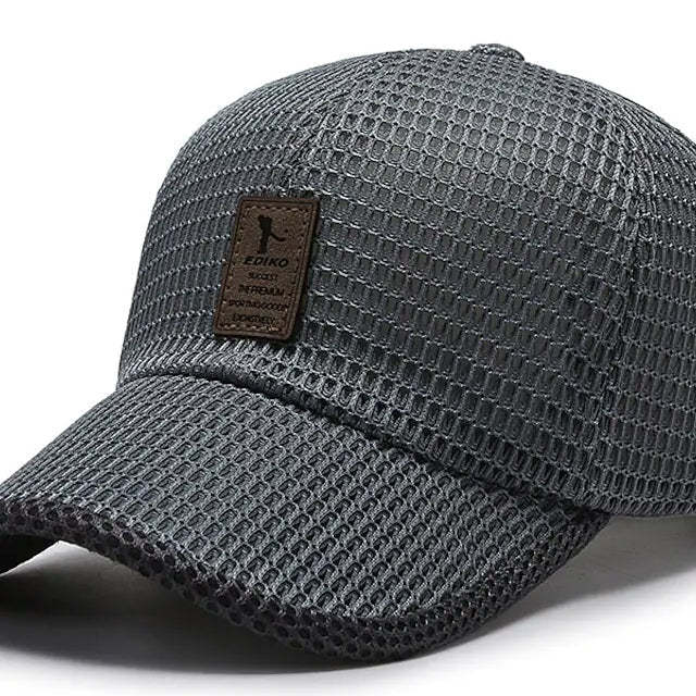 Men's Simple Baseball Cap Dailywear Outdoor Mesh-xinru