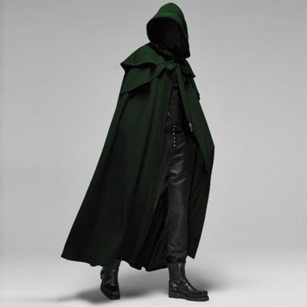 Viking Renaissance Gothic Hooded Cloak-xinru