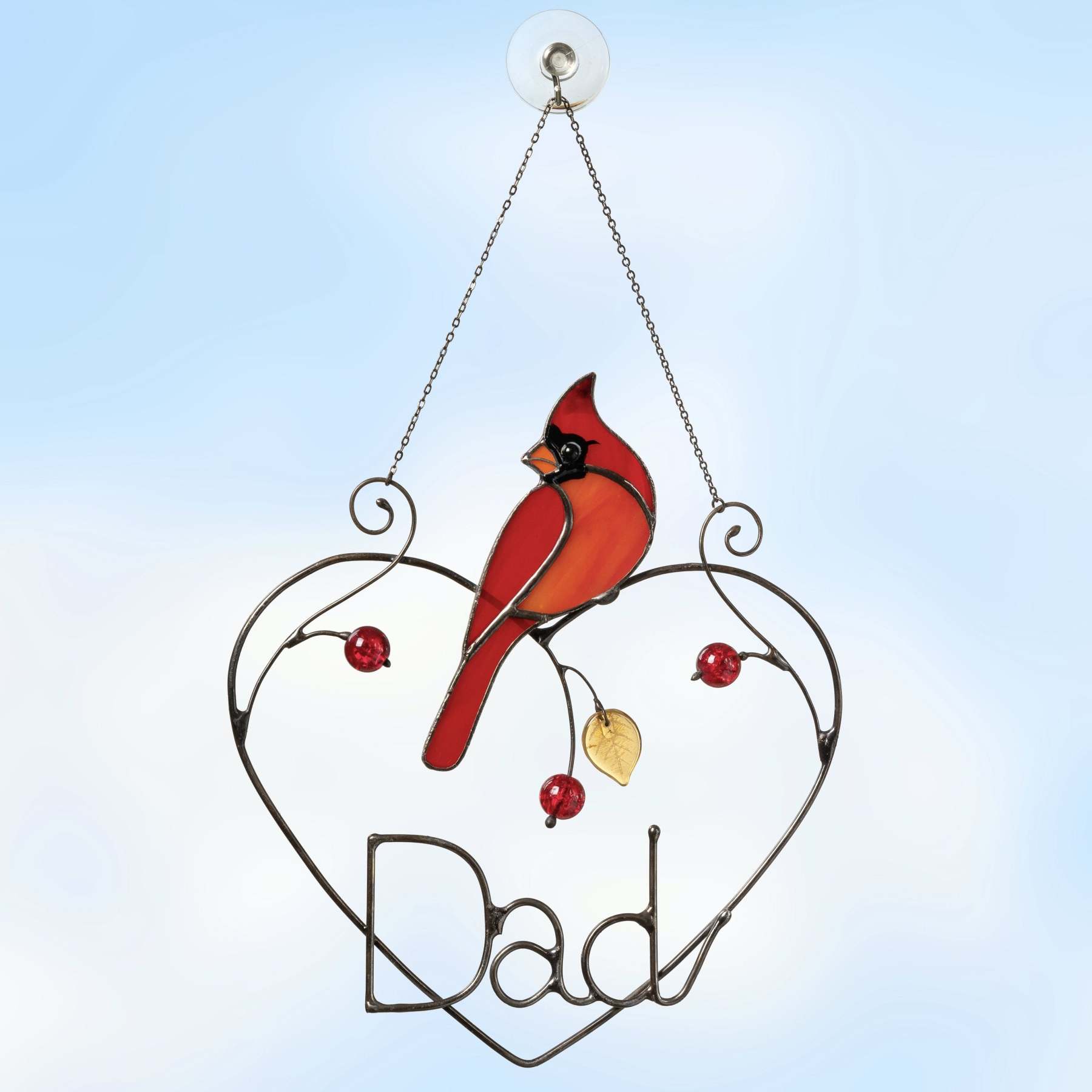Personalised Female Cardinal Suncatcher-xinru