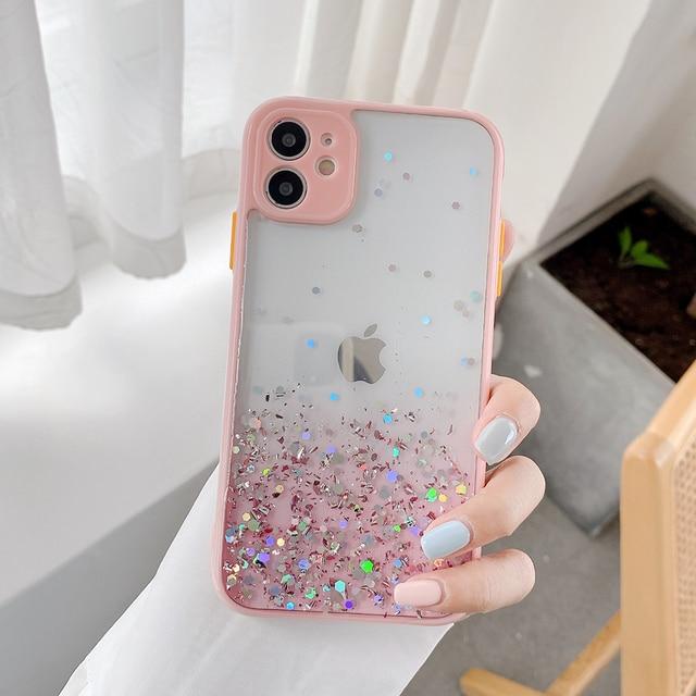 Gradient Glitter Sequins Case-xinru
