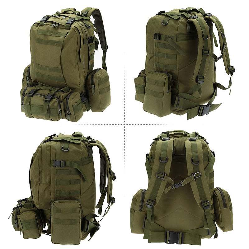 Outdoor Mountaineering Bag Male Multi-function Waterproof Tactical Backpack-xinru