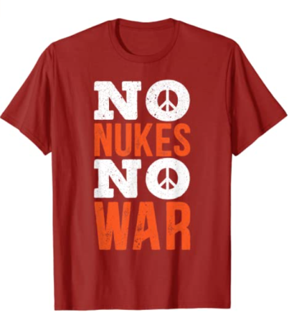 No Nukes No War The International Day Of Peace T-Shirt-xinru shop