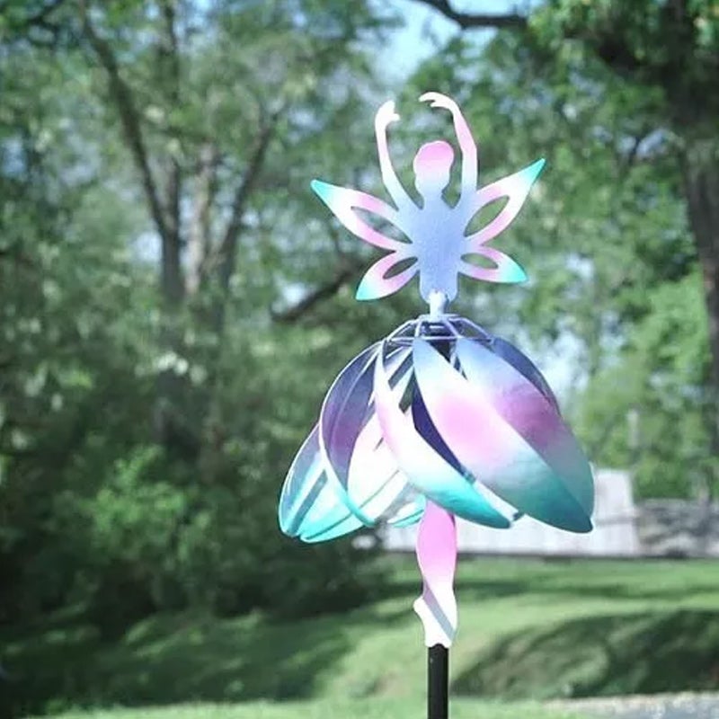 Innovative Whimsical Fairy Ballerina Wind Spinner-xinru