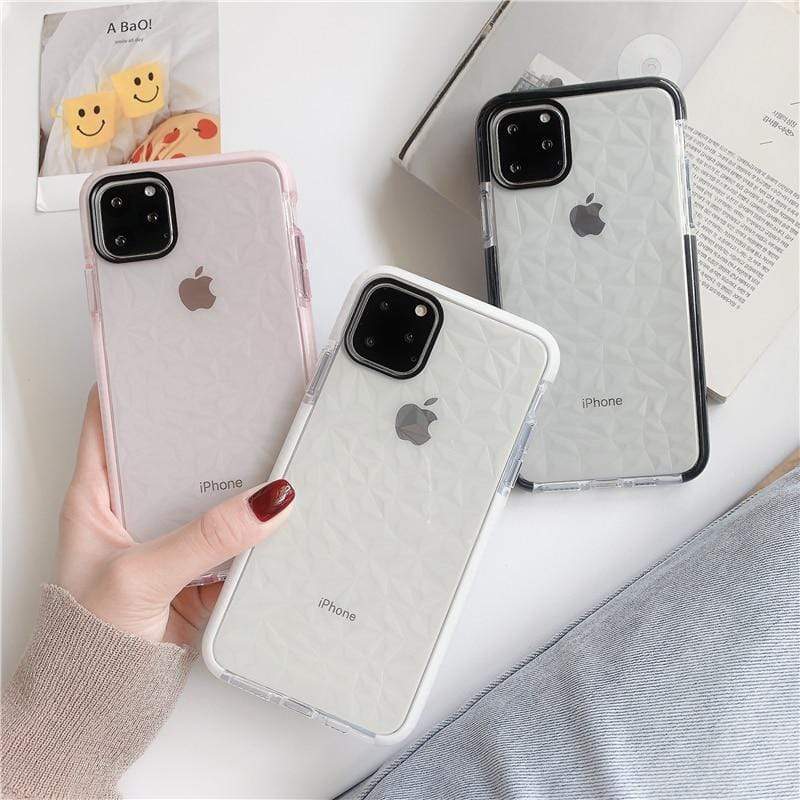 Diamond Transparent Case-xinru