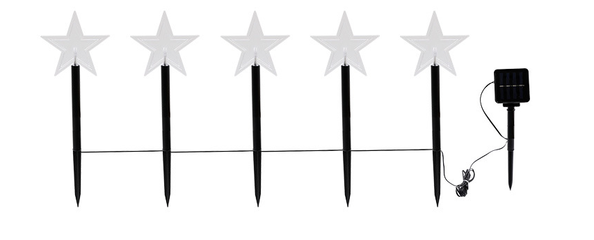 Solar Light Star Snowflake Christmas Tree Garden Light Decoration Lawn Lamp  Waterproof Outdoor-xinru shop