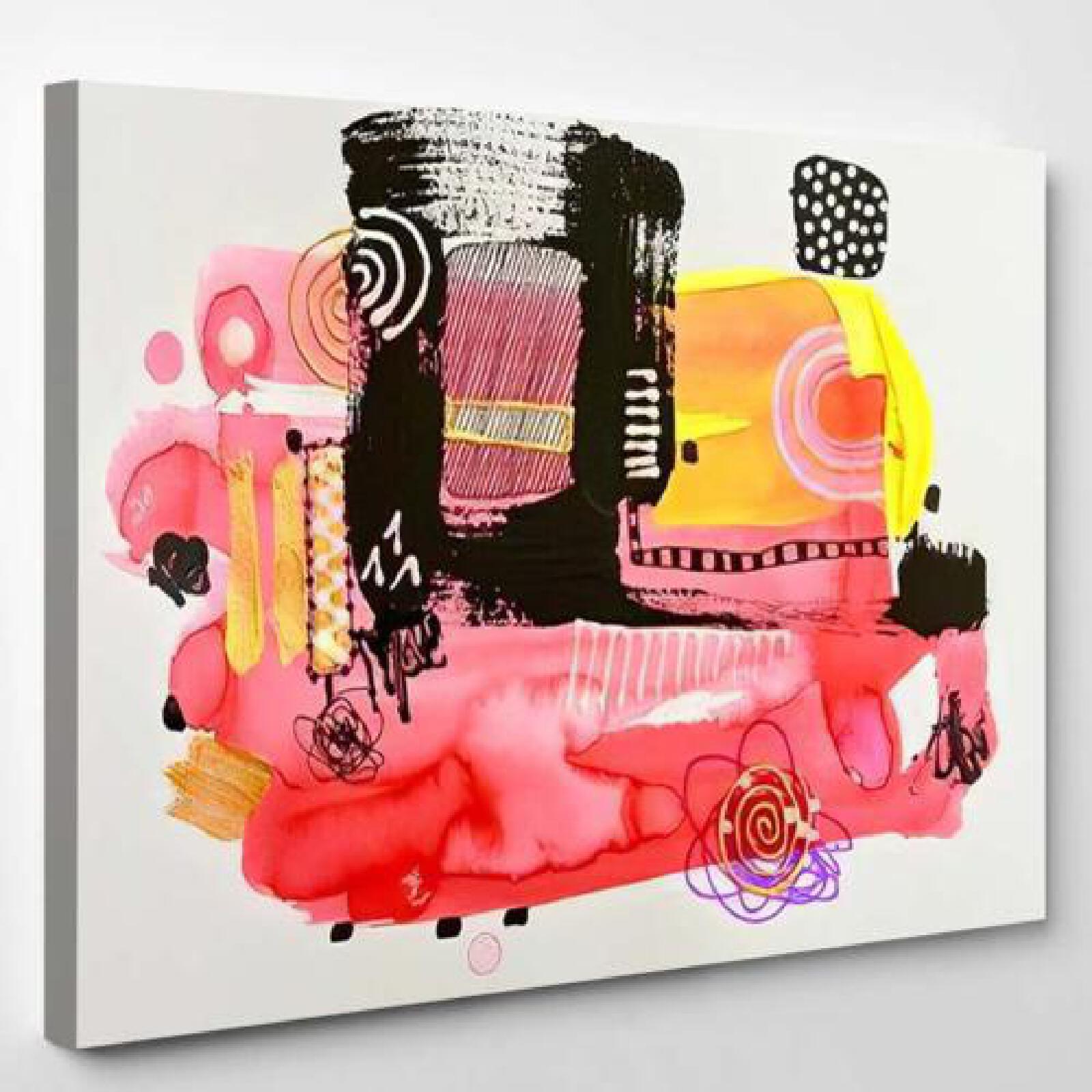 Abstract Art Watercolor Painting Composition-xinru shop