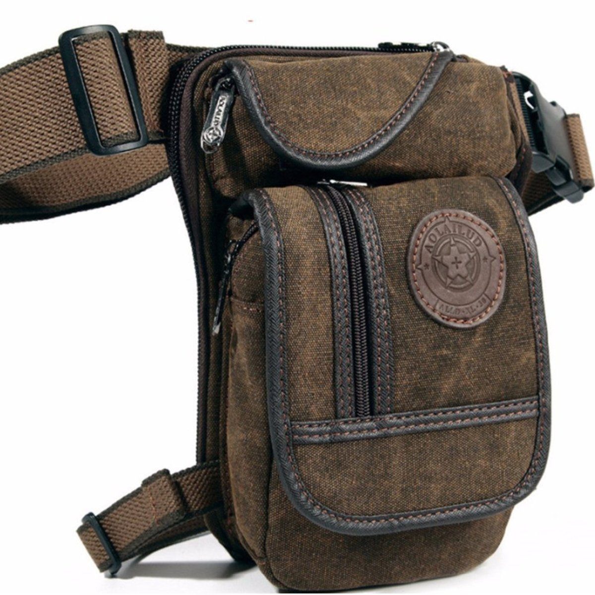Military Travel Motorcycle Men's Rider Off-Road Thigh Waist Bag-xinru