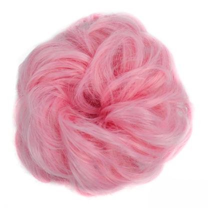 Natural Look Synthetic Messy Hair Bun Scrunchie Extension-xinru