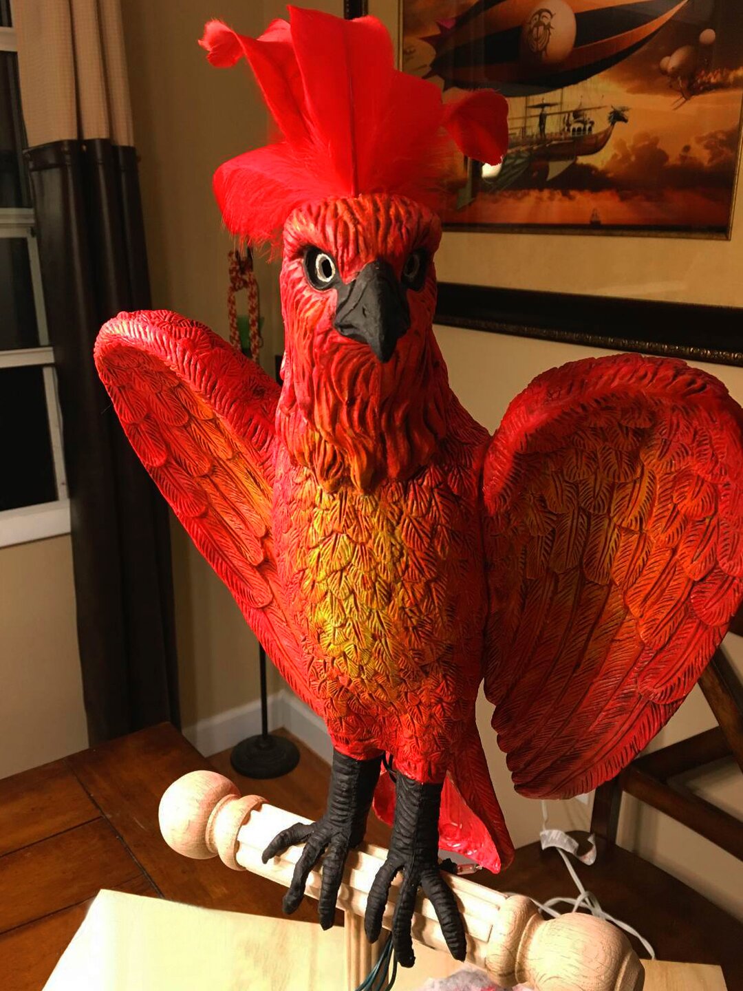 Christmas Phoenix Fawkes Tree Topper decoration-xinru shop
