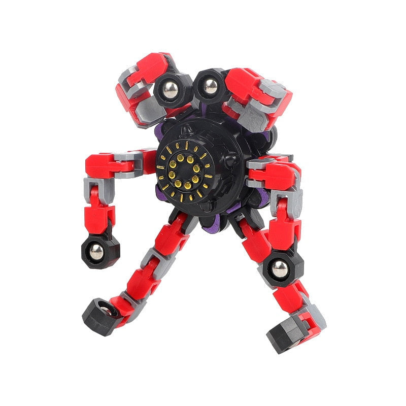 Transforming Robot Finger Fidget Spinner Gyro-xinru
