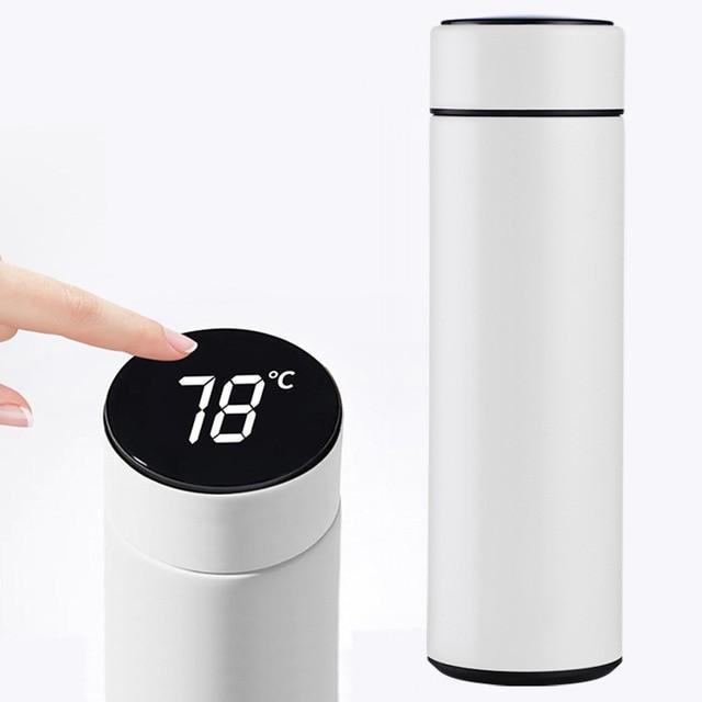 Intelligent Insulated Thermos Bottle with Temperature Display-xinru