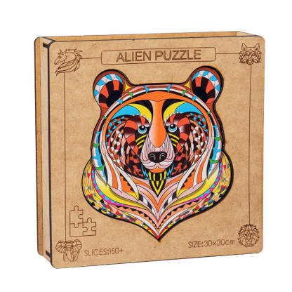 Wooden Animal Irregular Shaped Puzzles For Adults-xinru
