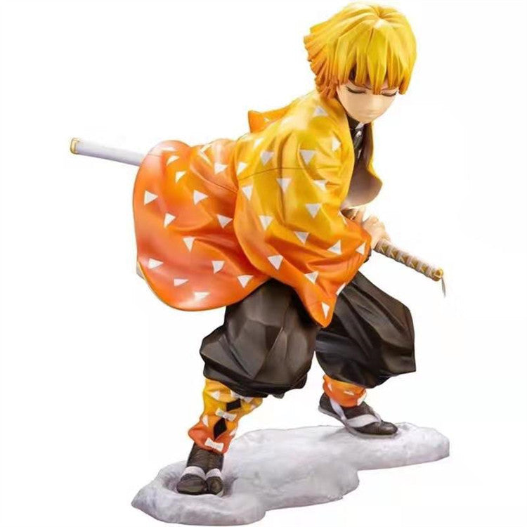 Demon Slayer Anime Figure Kamado Tanjirou Hinokami Kagura Action Figure-xinru
