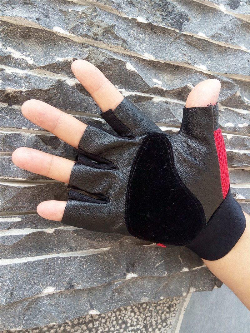 Teampunk Pirate Gloves PU Leather Gothic  Unisex Skull Rivet Gloves-xinru