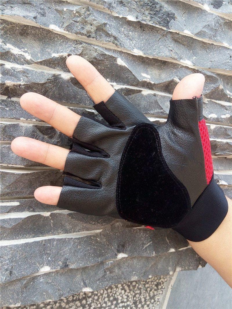 Teampunk Pirate Gloves PU Leather Gothic  Unisex Skull Rivet Gloves-xinru