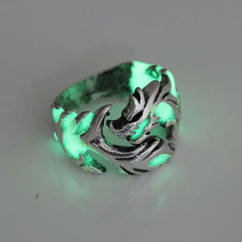 Hypoallergenic Luminous Dragon Ring  Favors For Women and Men-xinru