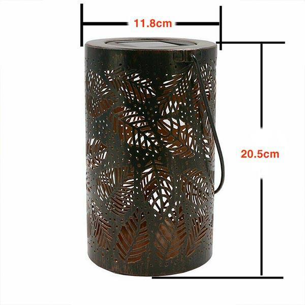 Solar Leaf Pattern Lantern Light-xinru shop