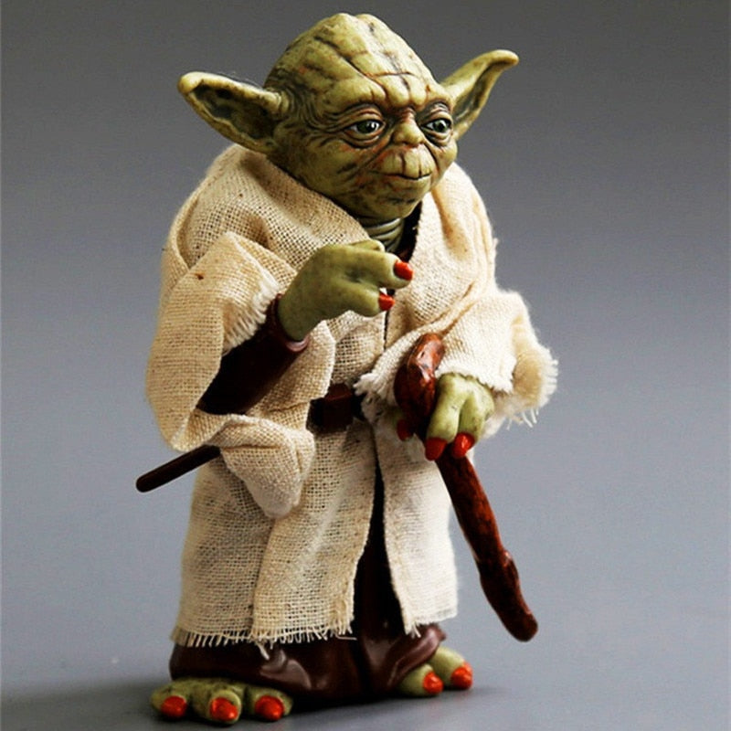 Jedi Master Action Figure Star Wars The Force Awakens Yoda Darth Vader Doll Toys-xinru