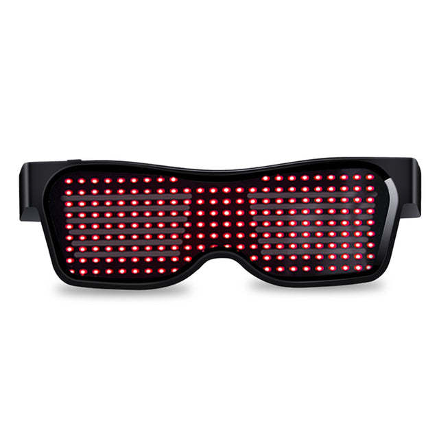 LED Glasses Customizable BT Colorful Light Glow Glasses Music Festival-xinru