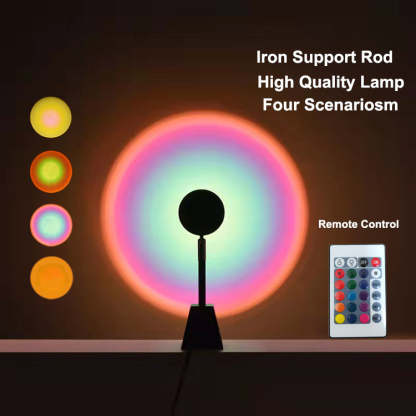 Sunset Rainbow Floor Standing Projection LED Lamp Night Light-xinru