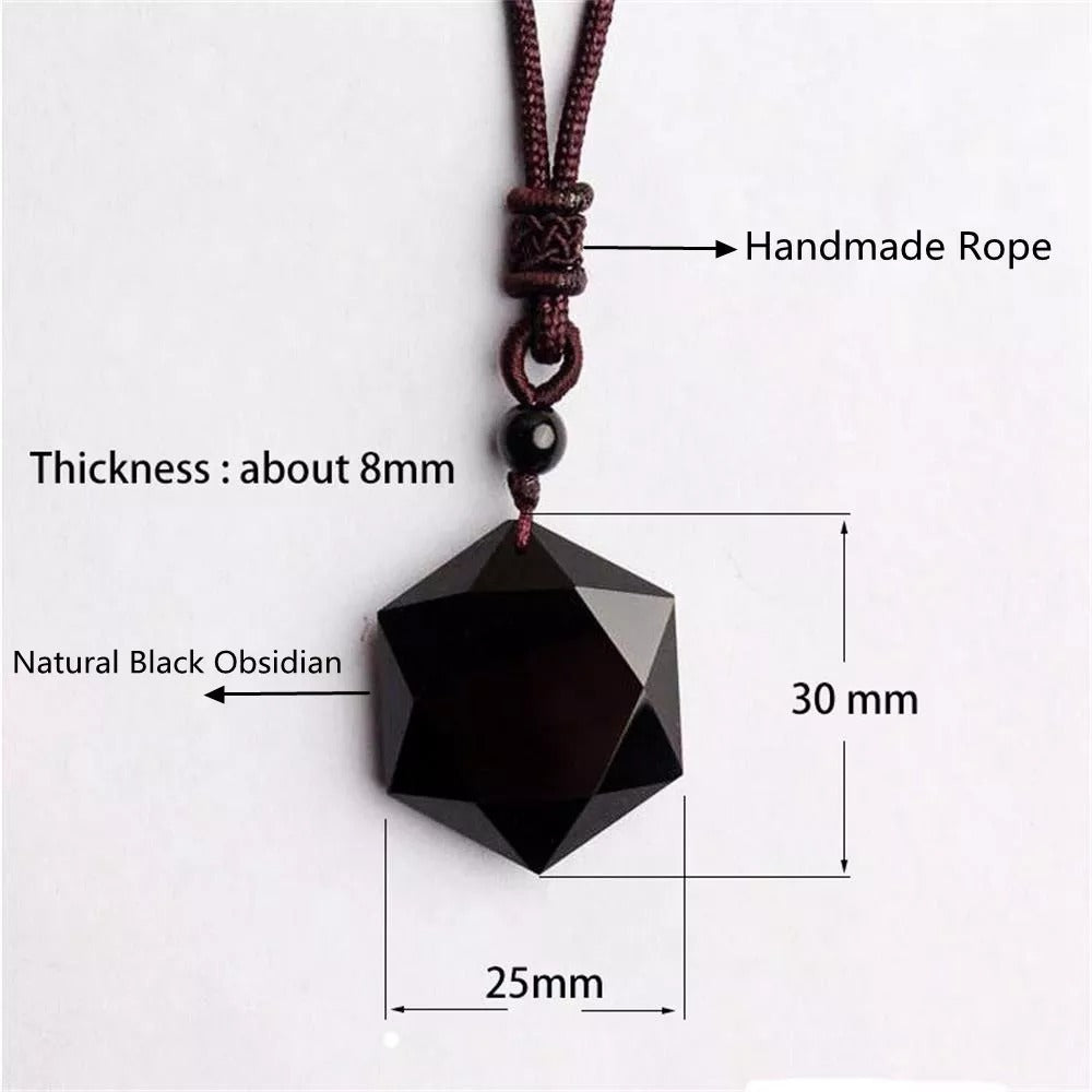 Tibetan Black Obsidian Amulet-xinru shop