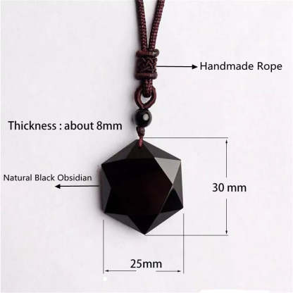 Tibetan Black Obsidian Amulet-xinru shop