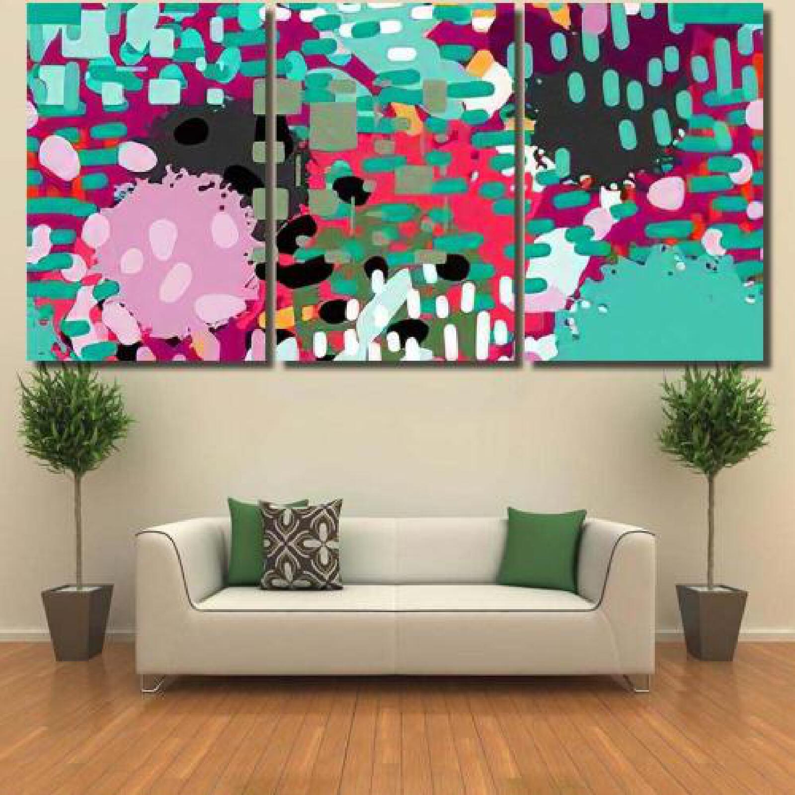 Distressed Seamless Pattern Paint Spots Watercolor-xinru shop