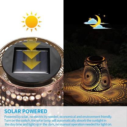 Lattice Distortion Solar Garden Light-xinru shop