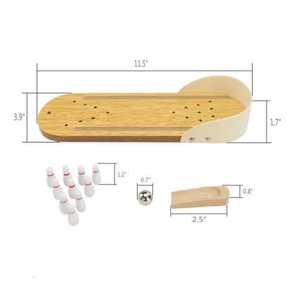 Mini Bowling Set Table Top Bowling Game-xinru