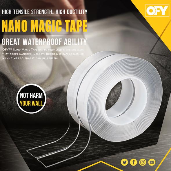 Waterproof Reusable Resistant Double Sided Nano Tape-xinru