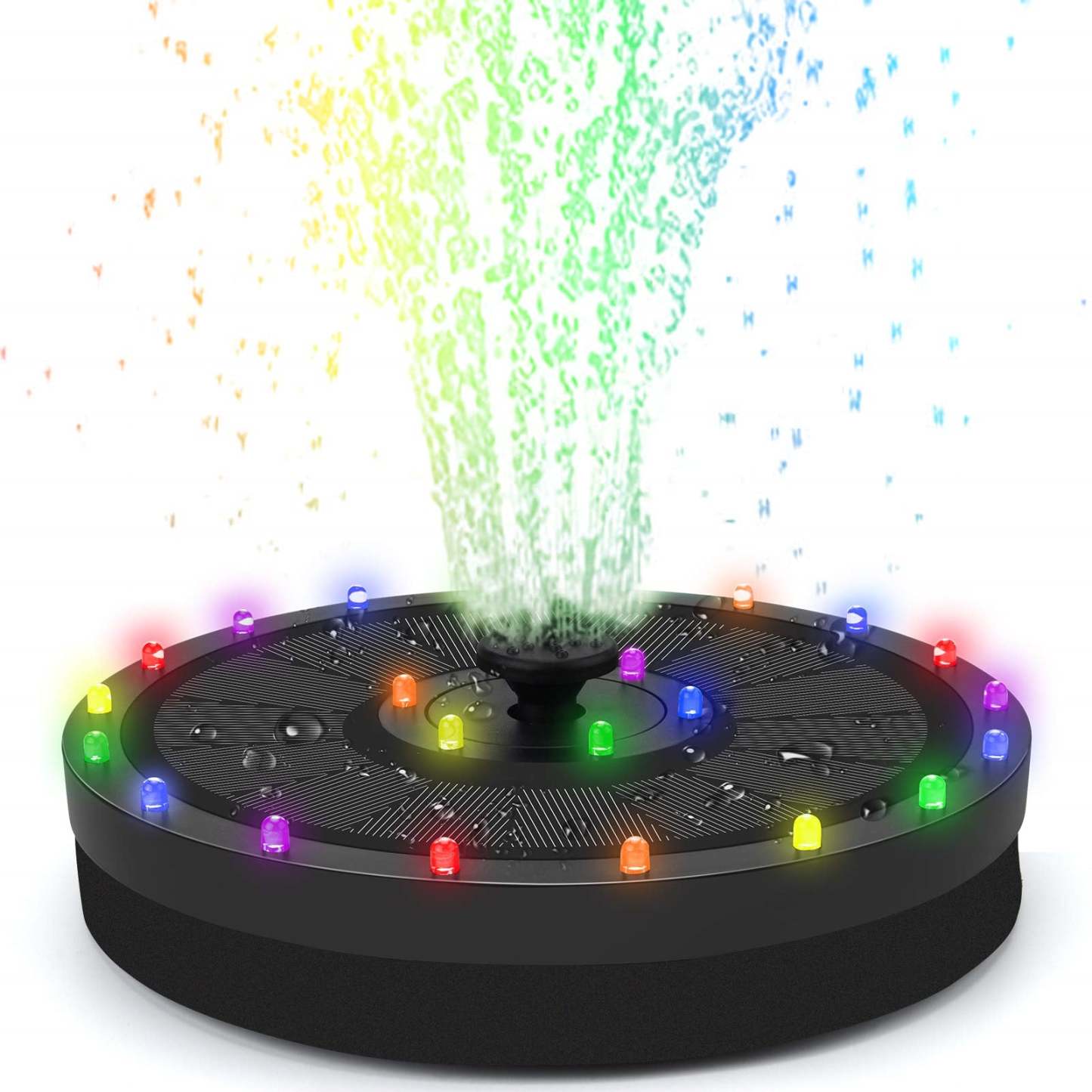 Floating Solar Bird Bath Fountain Kit Lamp-xinru